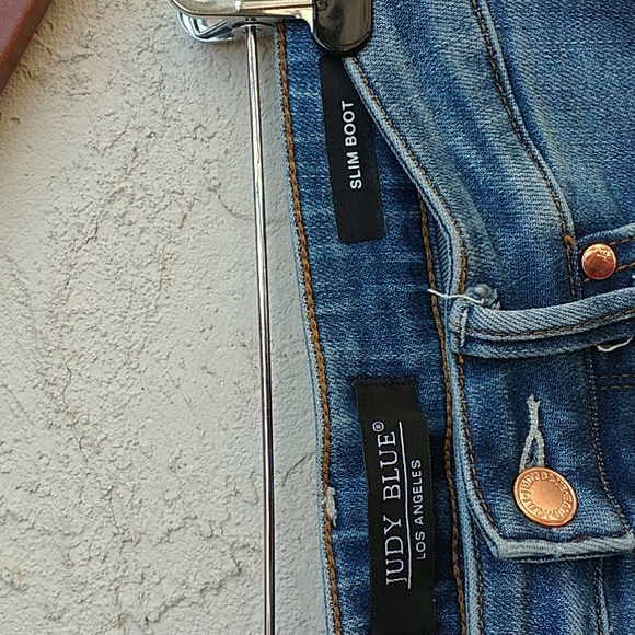 JUDY BLUE Slim Boot Jeans Size 28 - Picture 7 of 15
